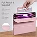 ESR for iPad Pro 12.9 6th/5th/4th Gen, iPad Air 13 Inch Case M3/M2 (2025/2024), Powerful Magnetic Attachment, Slim Trifold Stand Case, Supports Pencil Pro & Pencil (USB-C), Rebound Series, Pink
