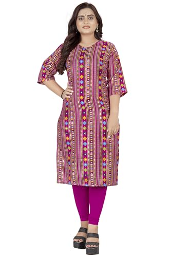 Image of Raghav Silk Cotton Blend Straight Kurti for Women