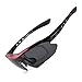Sireck Sports Sunglasses - Polarized Sunglasses - Outdoor Golf Hiking Fishing Cycling Sunglasses Bike Bicycle Glasses Eyewear 5 Lenses For Men Women (Red)