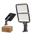 300W LED Parking Lot Light, LED Outdoor Lighting 36000LM 5000K Wall Mount Security Light with Dusk-to-Dawn Photocell IP66 Waterproof LED Stadium Flood Light for Parking Lot Garage Yard Security Area