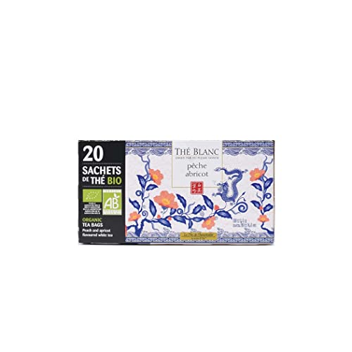 terre d'Oc Boite 20 Mousselines Thé Blanc Pêche Abricot, Ab, 28 g Cover