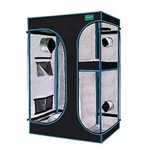 OPULENT SYSTEMS 2-in-1 Grow Tent 36”x24”x53” Mylar Reflective Water-Resister Hydroponic Growing Tent with Observation…