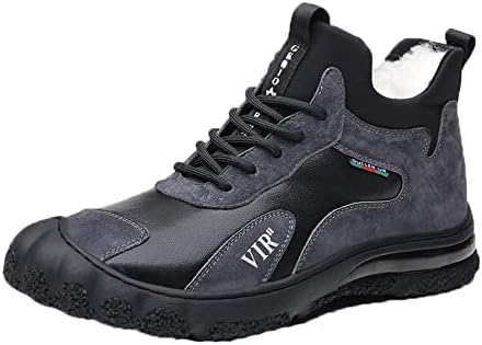 Dadagh スニーカ スノーブーツ メンズ 防寒靴 防滑 アウトドアシューズ ウィンターブーツ 綿雪靴 ウォーキングシューズ カジュアル トレッキングシューズ 耐摩耗 冬用 裏ボア 冬 厚い底 ファッション ローカット ムートンブーツ Avocat Aller Com