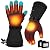 Heated Gloves for Men Women - 7.4V 6000mAh Rechargeable Heated Gloves Up to 10H Warmth, Full Touchscreen, 10s Fast Heating, 3 Level Adjustable, Electric Winter Gloves for Outdoor Skiing Hunting Hiking