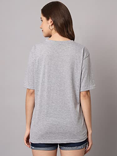 Image of FUNDAY FASHION Cotton Short Sleeve Oversized T-Shirt for Women (Pack of 2)