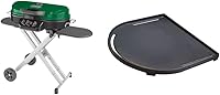 Vista 1 de Coleman RoadTrip Swaptop - Parrilla de gas con control de temperatura en hierro fundido verde y aluminio