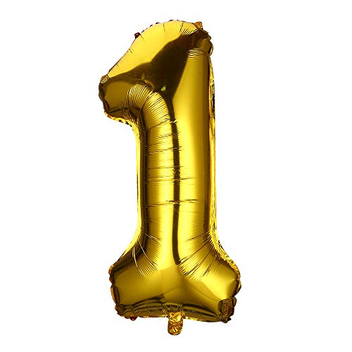 JWMY 数字バルーン 数字の0 ゴールド ビッグサイズ 90cm 数字風船 ナンバーバルーン フォイルバルーン パーティー用風船 パーティーバルーン誕生日 パーティー 飾り付け 金の風船