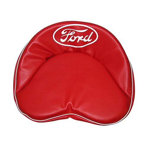 Tie-On Seat Cover Red with White Lettering fits Ford NAA 2N 8N 9N 600 620 630 640 650 660 800 820 840 850 2000 4000