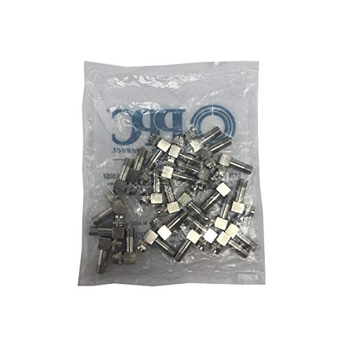 Adaptador en ángulo recto para cables coaxiales 5 unidades miniatura 5
