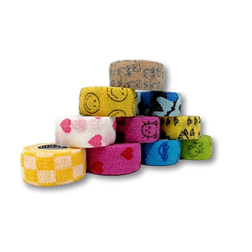 LisaCare® Plaster Bandage, Finger Plaster self-Adhesive - Without Adhesive & Elastic- Wound Bandage, Fixation Bandage, Plaster for Humans & Pets