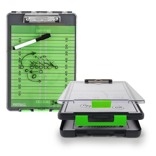 Dexas Clearview Clipcase clipboard13.75 X 9.5 in, Green. See Papers Clearly Outdoors, Stay Organized...