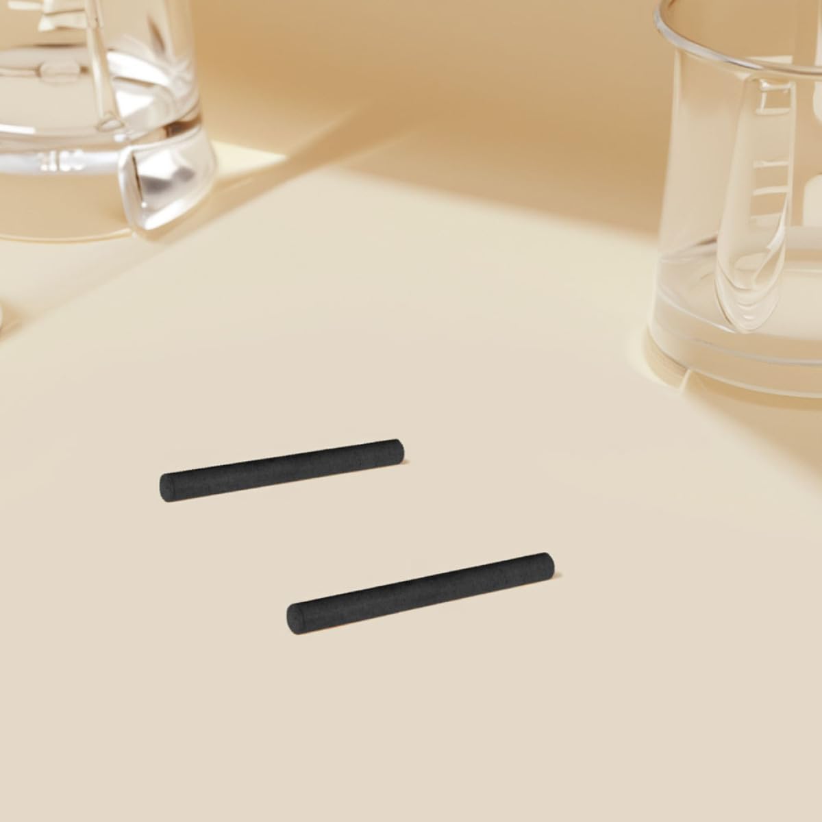jojofuny 8 Stück Langer Graphitstab Rührstab aus Graphit mit 6mm Durchmesser für Präzise Schmelzen und Rühren in Tiegeln Schwarz Hohe Effizienz