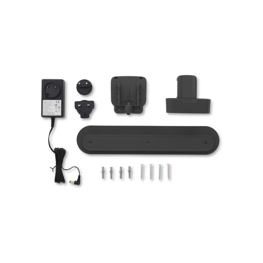 Sopladores de batería STIGA BL 300e Kit - Baterías 2x20V, Control de 2 velocidades, Velocidad máxima del Aire de 42 m/s, diseño ergonómico, Carga a Bordo y Estuche de Pared