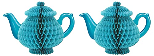 Beistle 59947 2 Piece Tissue Teapot Centerpieces, 7