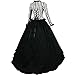 Re-Lady Victorian Dresses for Women Civil War Ball Gown Southern Belle Costumes Rococo Dress 3XL Black