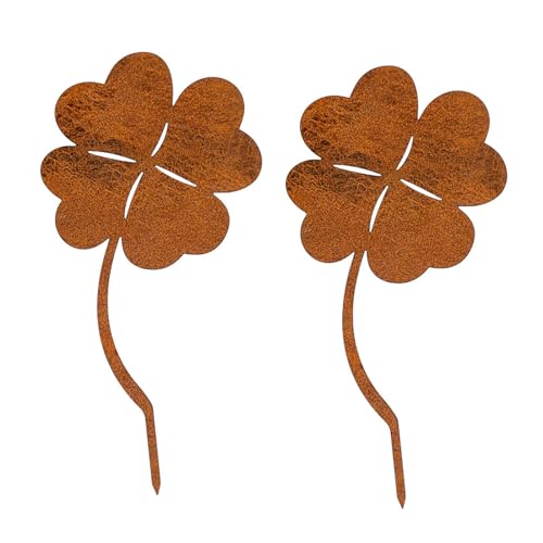 QishGO Metall-Tier-Gartendekoration, Gartenkunst, rostige Tiere für...