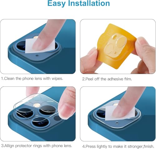 Image of Xmon Back Camera Lens Protector for Samsung Galaxy Z Flip 6 (1 Pack) Premium Camera Glass Protector Guard, Anti-Scratch, Ultra-Clear, Easy Installation