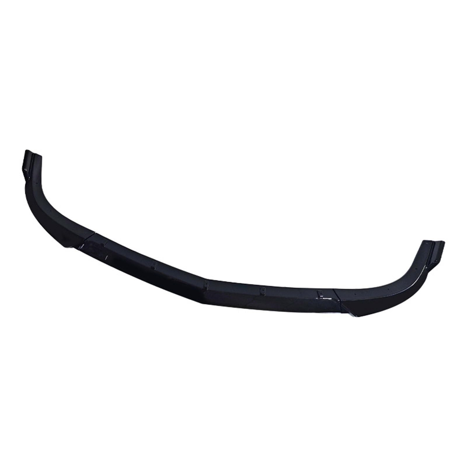 ZXYHBHD Compatible with Mercedes-Benz C-Class W204 Sport Edition 2009-2014，Segmented Front Lip Splitter, Sport Front Bumper Chin Spoiler Kit,Glossy black