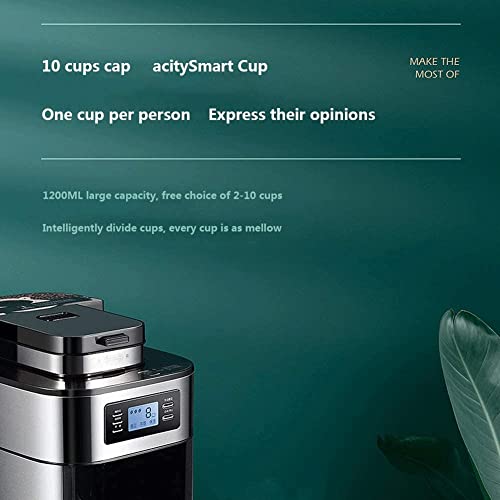 cvhtroe Espresso-Kaffeemaschine mit schäumendem Milchschaumstab, 1000 W Hochleistungs-Auslaufsichere 1,2-l… – Bild 8
