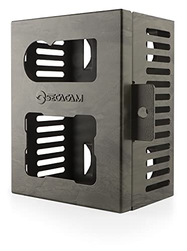 SECACAM Metallgehäuse Pro Plus grün-texturiert - Outdoor Wildkamera Gehäuse Schutzgehäuse Tierkamera Schutzbox…