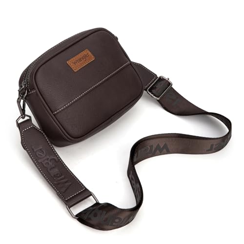 Image of Wrangler Small Crossbody Bags for Women Aztec Mini Purses with Guitar Strap | with Guitar Strap