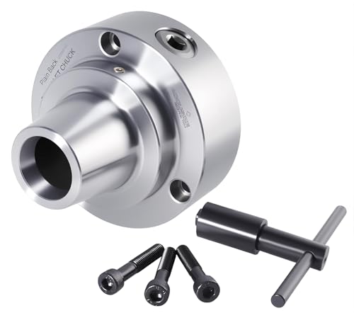 Accusize Industrial Tools 5C 5'' Collet Chuck, Plain Back, for Lathe Machine, 0269-0010