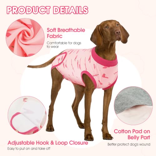 Image of IDOMIK Dog Recovery Suit for Neuter Spay,Anti-Licking Dog Surgical Bodysuit