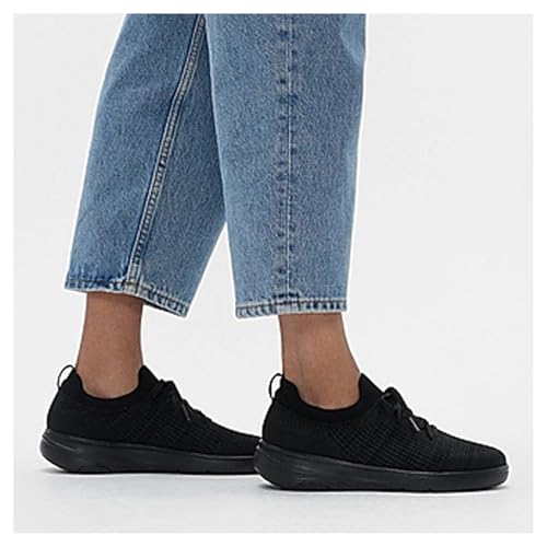 FitFlop Women's Super-q Knit Slip-on Laced Sneakers4