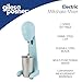 Giles & Posner Milkshake Maker – Iced Coffee Maker, 2 Speeds, Includes 500ml Stainless Steel Cup & Blade, Capacity Markings, Milk Frothing, Cocktails, Electric Drinks Mixer, Pastel Blue, 100W
