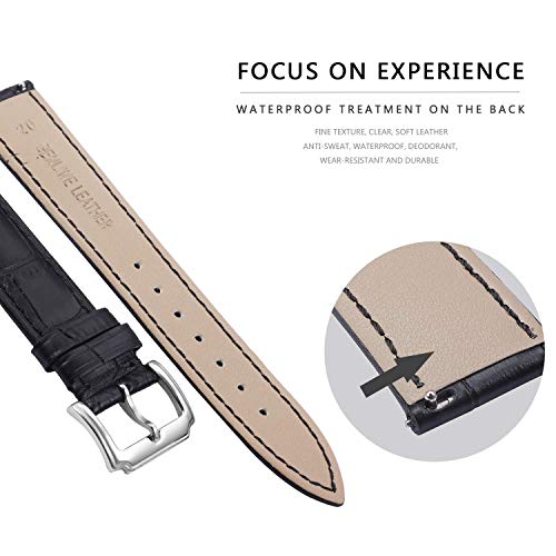 BINLUN-Genuine-Leather-Watch-Bands-Women-Men-Quick-Release-Leather-Watch-Straps-Replacement-with-12-Colors-Option-10mm-12mm-14mm-15mm-16mm-17mm-18mm-19mm-20mm-21mm-22mm-23mm 41vUk3GnBVL