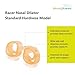 WoodyKnows Racer Nasal Dilator, Model Standard, Improves Sports Airflow, Nasal Congestion aid (XS 3Pack)