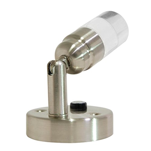 Dream Lighting 12V Led Reading Light - Map Light With Brushed Nickel And Acrylic Lampshade - Warm White Lighting Chart Light Pack Of 2 #TOP1