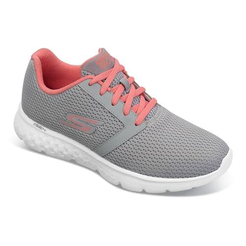 Image of Skechers Girls' Og 85 Hollywood Rose Trainers, Grey / pink, 7 UK (10 US)