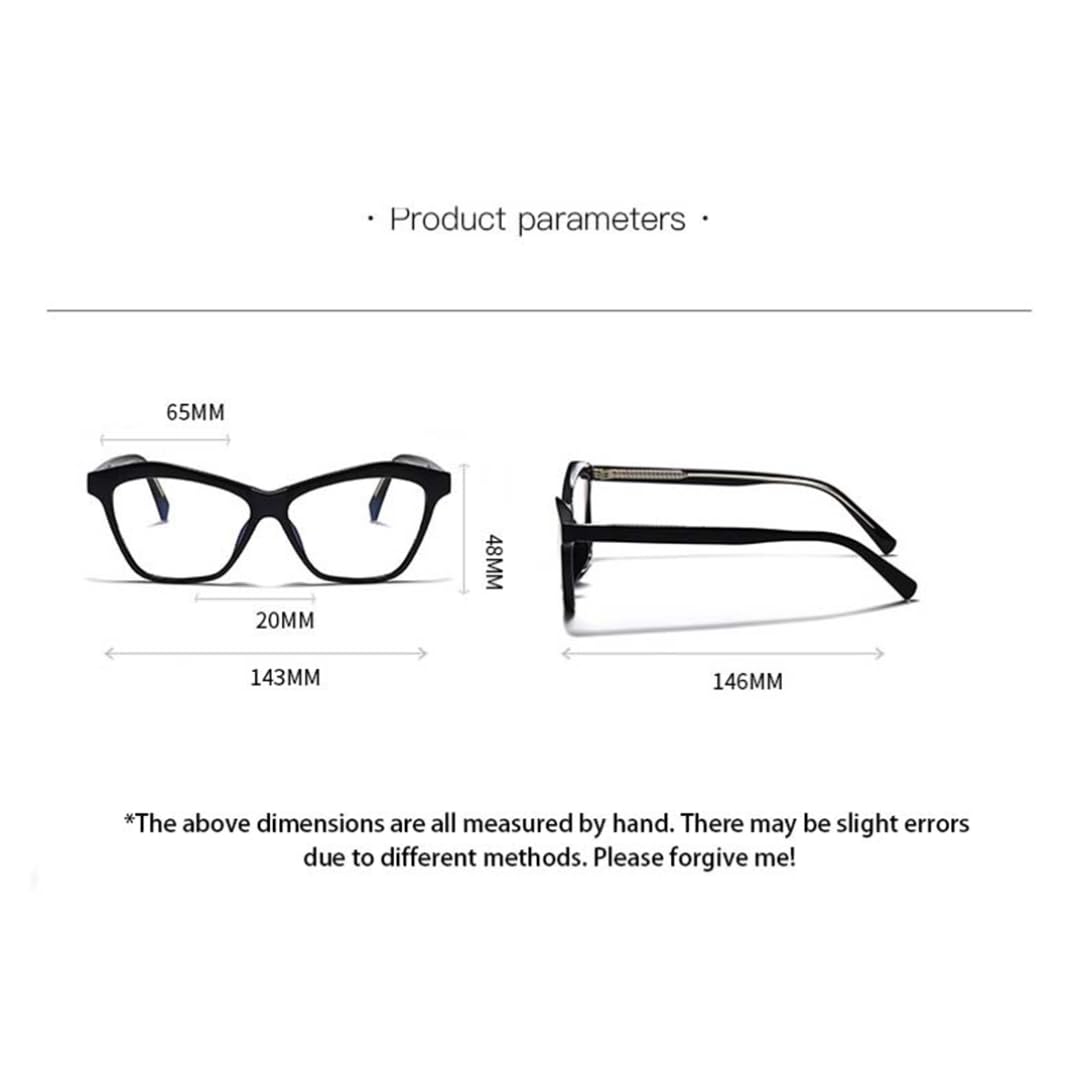 Montura pequeña de gafas de sol transparentes estilo ojo de gato vintage para mujer