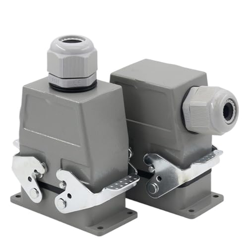 Conector rectangular industrial para aviación H10b-hee de 18 núcleos a presión lateral