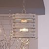Urban ambiance luxury modern farmhouse pendant light small size 10 h x 85 w with rustic style elements galvanized steel finish uhp2473 from the adelaide collection  urban country home decor
