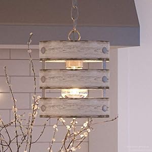 Urban ambiance luxury modern farmhouse pendant light small size 10 h x 85 w with rustic style elements galvanized steel finish uhp2473 from the adelaide collection  urban country home decor