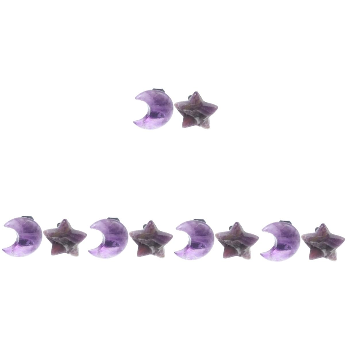 iplusmile 10pezzi Clip Decorativa Per Bocchetta Aria Auto Con Design Di e Stella Ornamentazione Cristallo Per Decorazioni Auto e Ufficio Installazione Facile Senza Attrezzi Per e Profumi