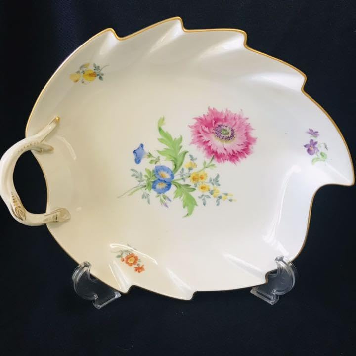 Amazon | マイセン ベーシックフラワー 3つ花 リーフディッシュ ケシの  