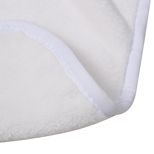Lifaith Microfiber Makeup Removal Cloths Ultra Soft Facial Cloths, Pack Of 3, 12 X 12-Inch White #TOP5