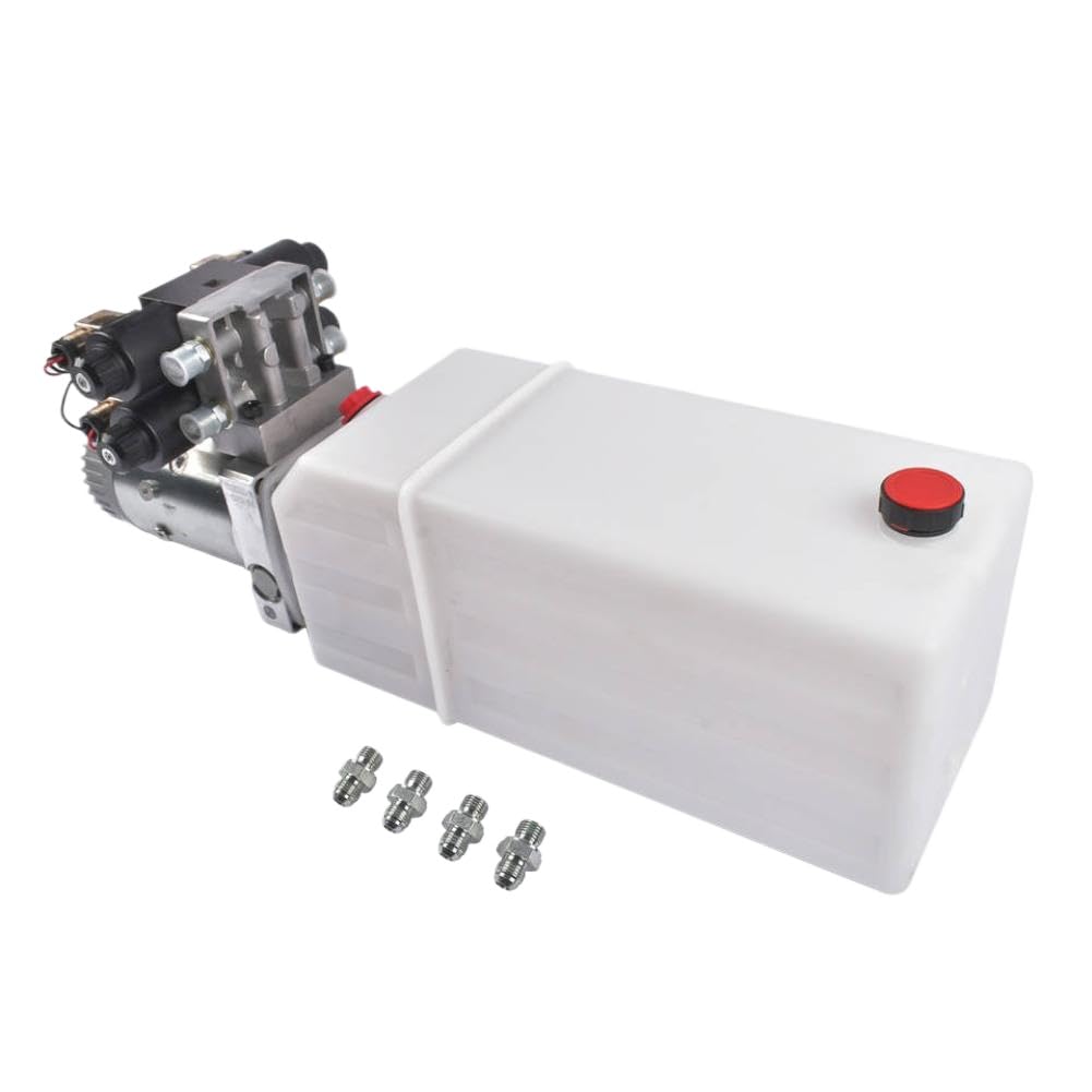 AP03 Doppelwirkendes Aggregat 12V DC, kompatibel mit Kippanhängern