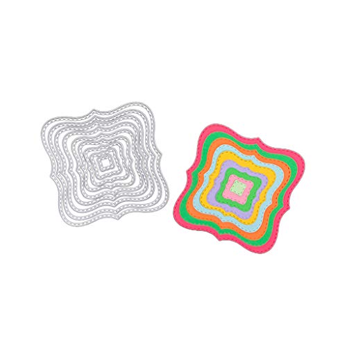 YBWZH Troqueles de Corte 3D Plantilla de Metal Troquelado para Álbumes de Recortes Bricolaje Hecho a Mano DIY Scrapbooking Papel de Decoración Creativa de Artesanía (G) Cover