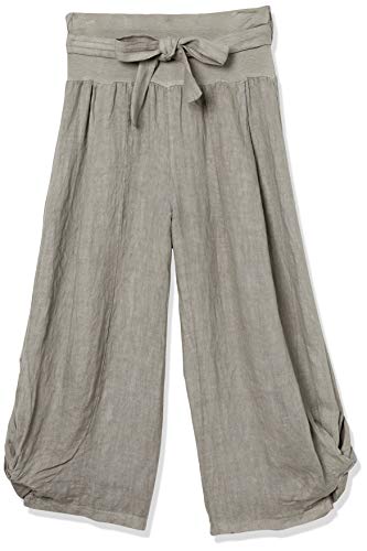 M Made in Italy Women's Casual Pants, Taupe