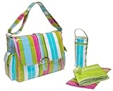 Viene con una bolsa de la botella aislada empareja, una bolsa de coordinación con la cremallera y una almohadilla de cambia plegable