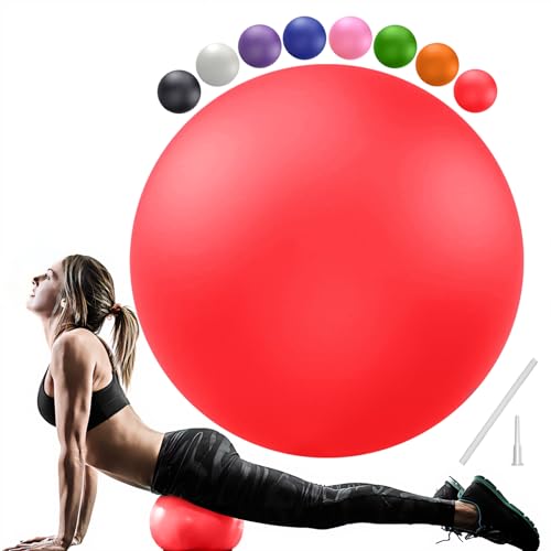 Image of PL-0003 Soft Exercise Ball, Anti-Burst Yoga Ball Chair Supports 2200lbs PL-0003