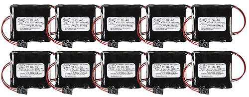 10 pc Stanley Security Systems VPDBB, DL-40 Door Lock Battery