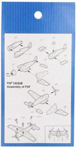 Trumpeter 1/350 F6F Hellcat Aircraft Set For Uss Essex (6-Box) #TOP3
