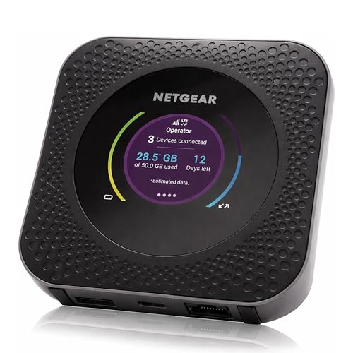 Netgear Nighthawk MR1100 4G LTE Mobile Hotspot Router (AT&T GSM Unlocked)(Steel Gray)
