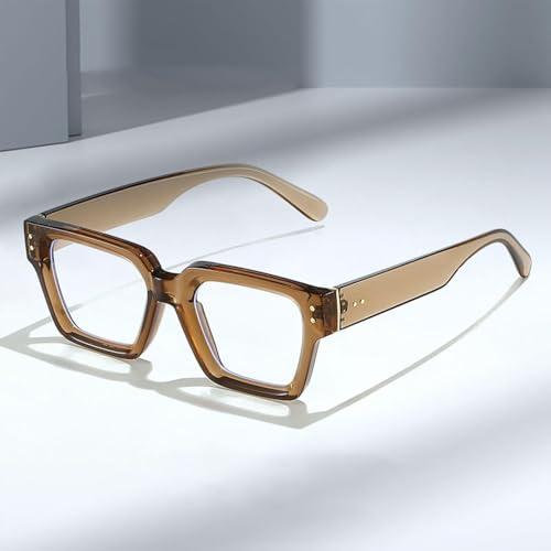 Monture de lunettes rétro à rivets pour ordinateur et lunettes écran