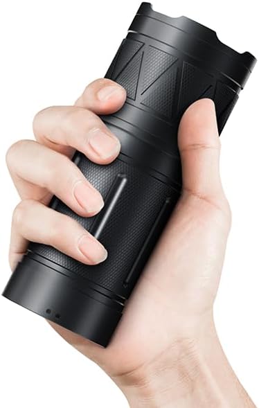 Miniatura 1 de Linternas recargables de alto lúmenes, linterna súper brillante de 1000 lúmenes, linternas tácticas LED de alto lúmenes, 5 modos, 3500 pies de larga